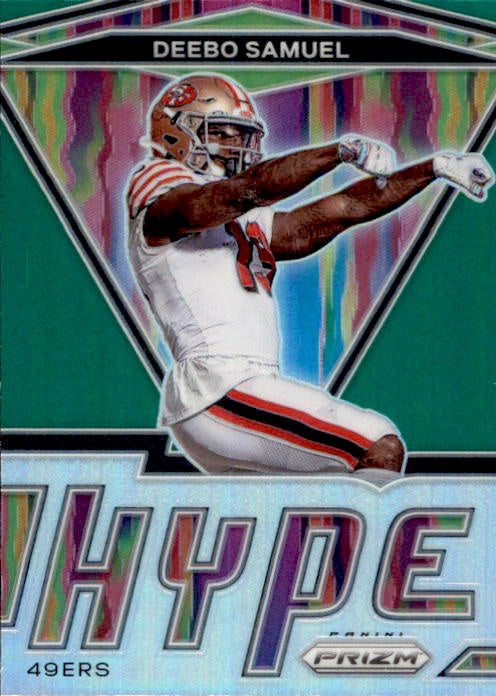 Deebo Samuel, Green Hype, 2020 Panini Prizm Football NFL