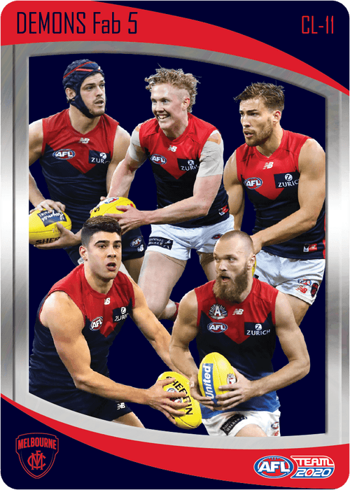 Melbourne Demons, Fab 5 Checklist, 2020 Teamcoach AFL