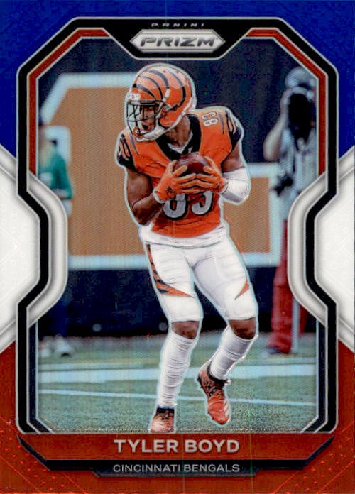 Tyler Boyd, Red White Blue Prizm, 2020 Panini Prizm Football NFL