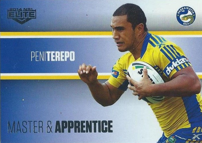 Master & Apprentice, 2014 ESP Elite NRL - 1 to 32 - Pick Your Card