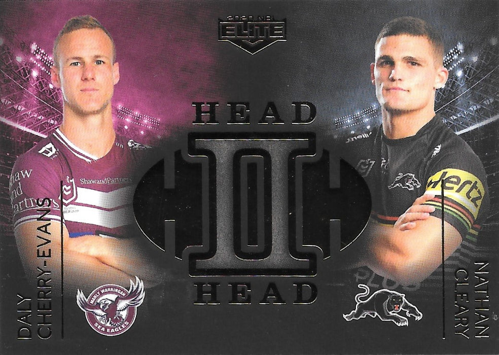 Daly Cherry-Evans, Nathan Cleary, Head to Head Case Card, 2020 TLA Elite NRL