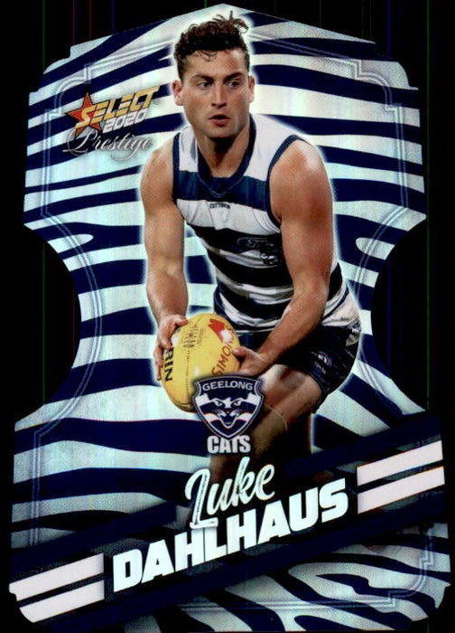 Luke Dahlhaus, Zebra Diecut, 2020 Select AFL PRESTIGE Footy Stars