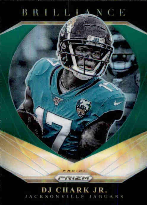 DJ Chark, Green Brilliance, 2020 Panini Prizm Football NFL