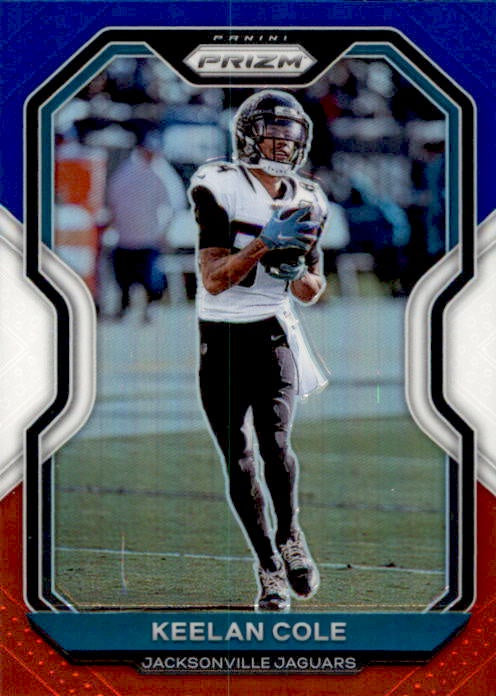 Keelan Cole, Red White Blue Prizm, 2020 Panini Prizm Football NFL