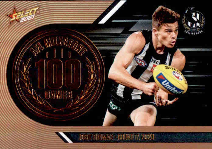 Josh Thomas, 100 Games Milestone, 2021 Select AFL Footy Stars