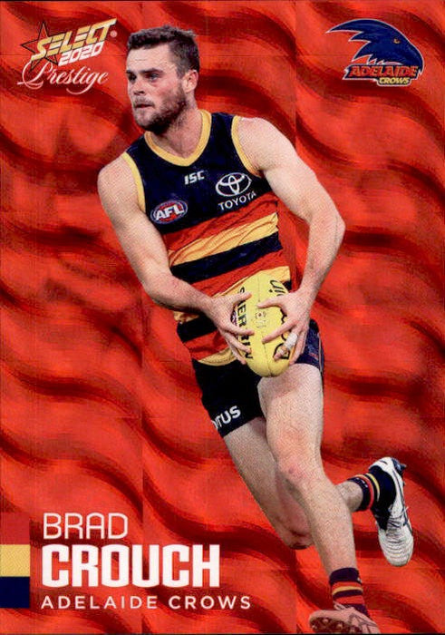 Brad Crouch, Red Parallel, 2020 Select AFL PRESTIGE Footy Stars