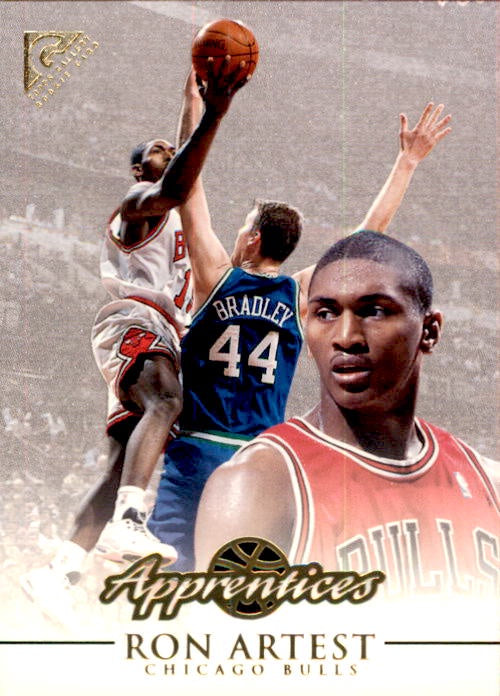 Ron Artest, Apprentices, 2000-01 Topps Gallery NBA Basketball