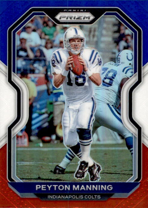 Peyton Manning, Red White Blue Prizm, 2020 Panini Prizm Football NFL