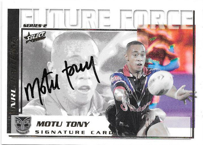 Motu Tony, Future Force, 2002 Select NRL Challenge