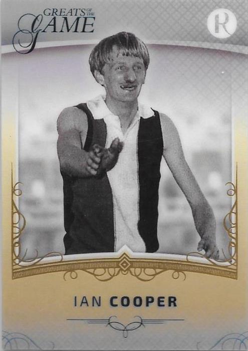 Ian Cooper, Gold Parallel, 2017 Regal Football Greats of the Game