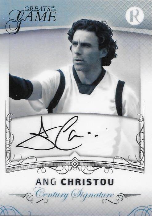 Ang Christou, Century Signature, 2017 Regal Football Greats of the Game