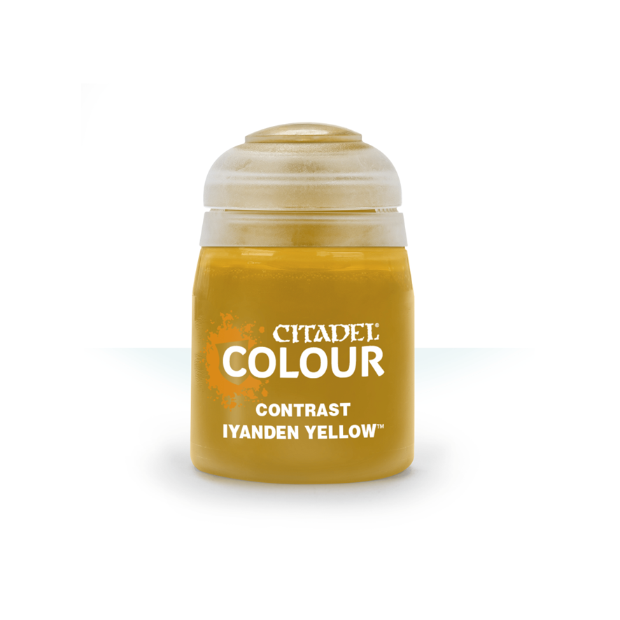 Citadel Contrast Iyanden Yellow 29-10 Acrylic Paint 18ml