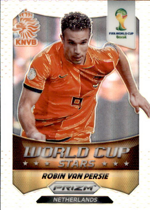 Robin Van Persie, Stars Silver Refractor, 2014 Panini Prizm FIFA World Cup Soccer