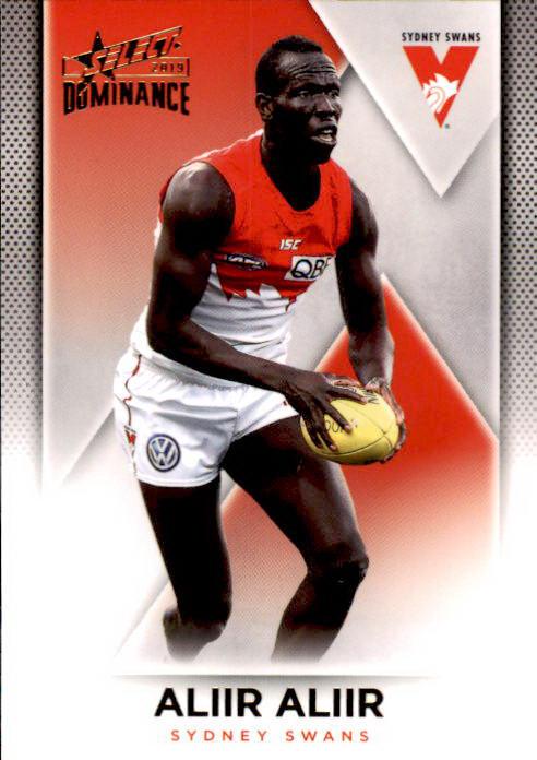 2019 Select AFL Dominance Base Card - 101 to 196 - Pick Your Card