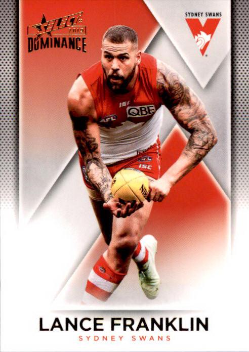 2019 Select AFL Dominance Base Card - 101 to 196 - Pick Your Card