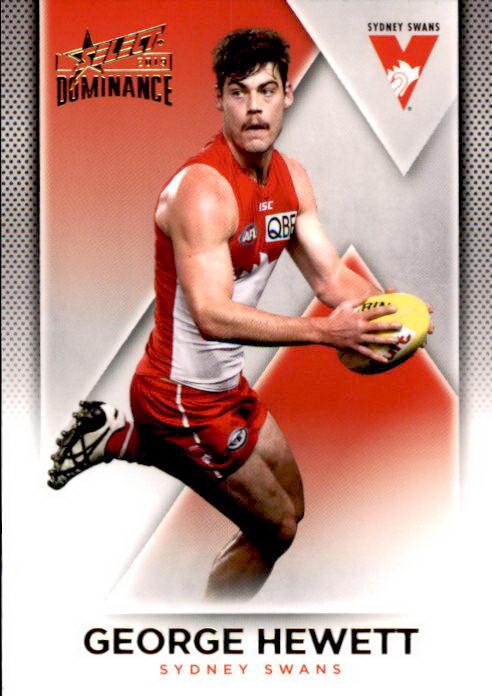 2019 Select AFL Dominance Base Card - 101 to 196 - Pick Your Card