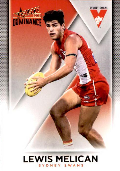 2019 Select AFL Dominance Base Card - 101 to 196 - Pick Your Card