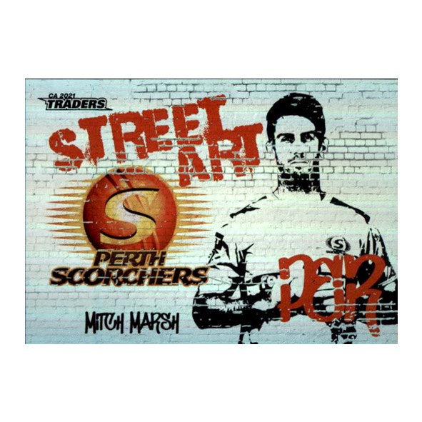 Mitch Marsh, Street Art, 2021-22 TLA Traders Cricket Australia & BBL