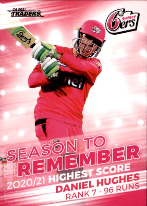 Daniel Hughes, Season to Remember, 2021-22 TLA Traders Cricket Australia & BBL