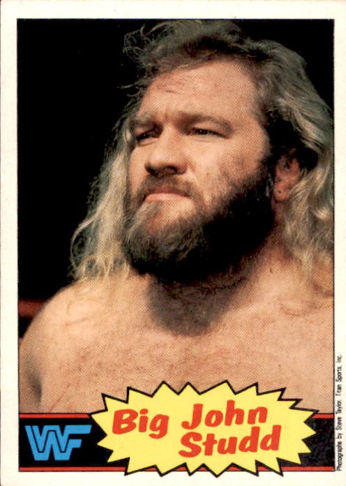 Big John Studd, #12, 1986 WWF Scanlens