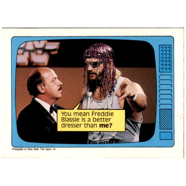 Mean Gene Okerlund & Jesse The Body Ventura, #62, 1986 WWF Scanlens