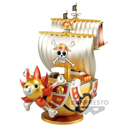Banpresto One Piece Mega World Collectable Sunny Special Gold Color Statue
