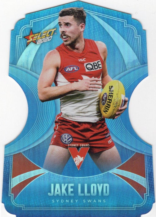 Jake Lloyd, Ice Blue Diecuts, 2020 Select AFL Footy Stars