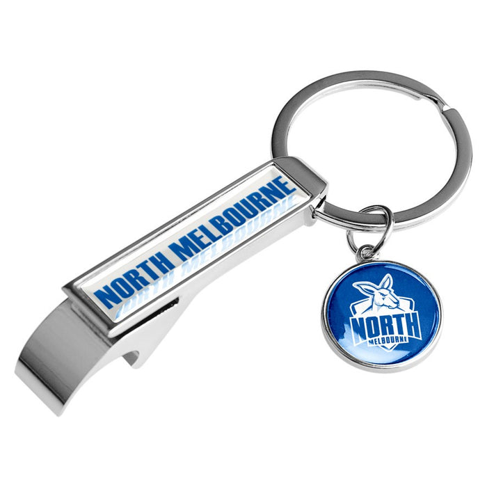 NORTH MELBOURNE KANGAROOS BOTTLE OPENER KEYRING