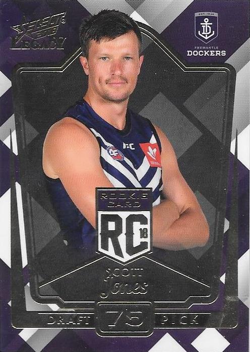 Scott Jones, Rookies RC, 2018 Select AFL Legacy