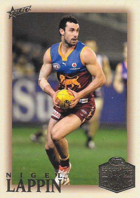 Nigel Lappin, Hall of Fame Red Back Parallel, 2018 Select AFL Legacy