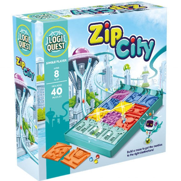 Logiquest Zip City Logic Puzzle