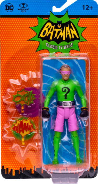 Batman (1966) - The Riddler in Boxing Gloves DC Retro 6” Scale McFarlane Action Figure