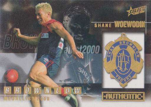 Shane Woewodin, Brownlow Medallist, 2001 Select AFL Authentic