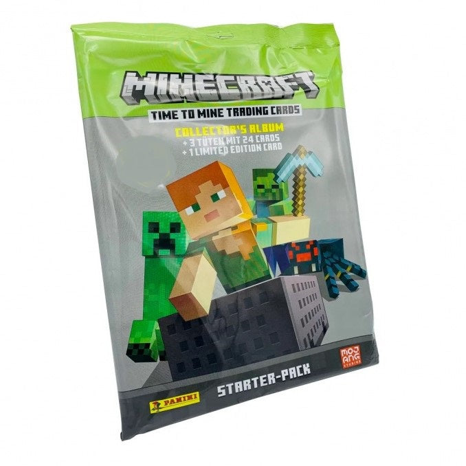 Panini - Minecraft Time to Mine Trading Cards Starter Pack
