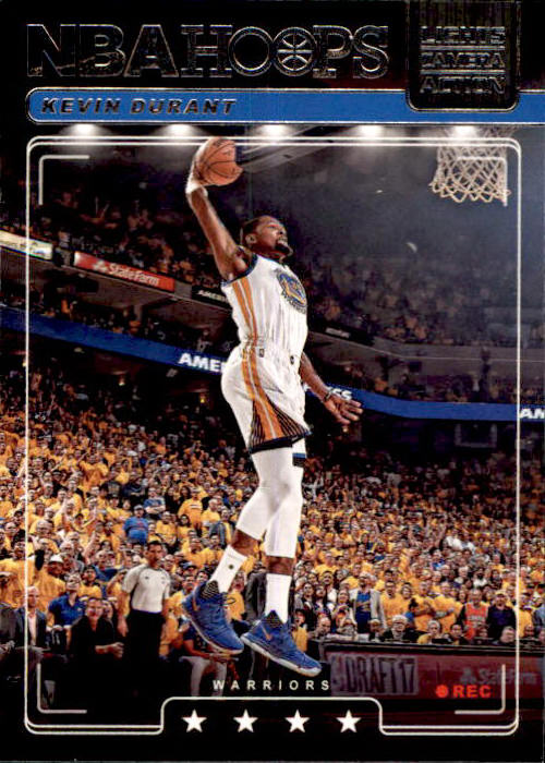 Kevin Durant, Lights Camera Action, 2018-19 Panini Hoops Basketball NBA