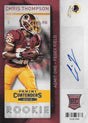 Chris Thompson, Rookie Ticket Autograph, 2013 Panini Contenders NFL