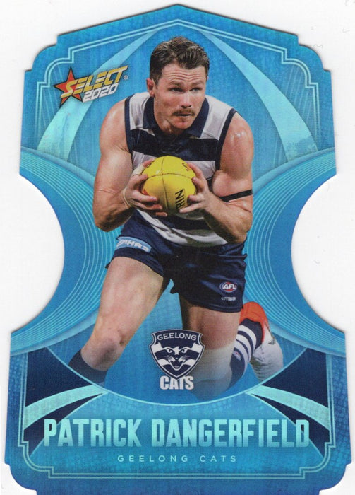 Patrick Dangerfield, Ice Blue Diecuts, 2020 Select AFL Footy Stars