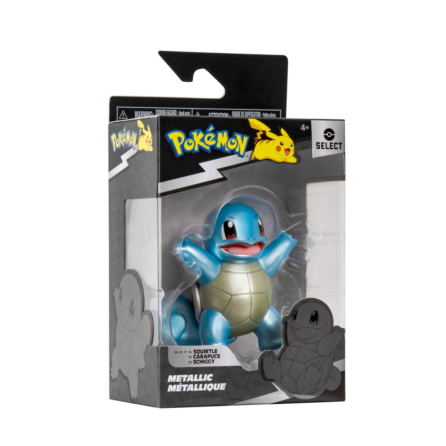 Squirtle - Pokemon Select Battle 3 inch Metallic Figure