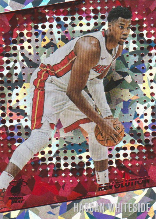 Hassan Whiteside, Chinese New Year Cracked Ice, 2017-18 Panini Revolution Basketball