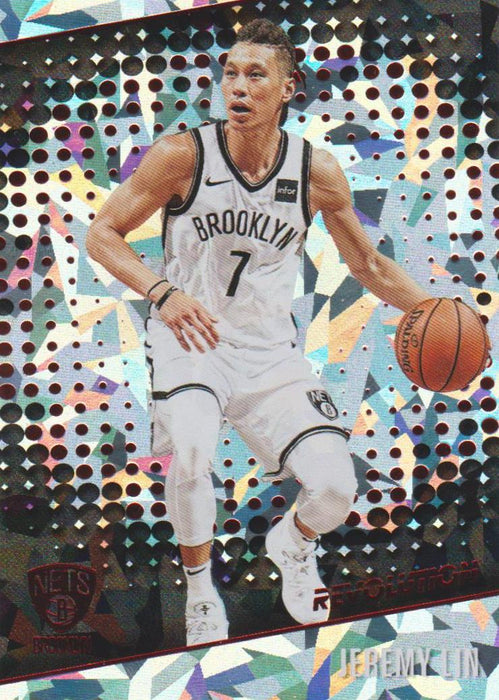 Jeremy Lin, Chinese New Year Cracked Ice, 2017-18 Panini Revolution Basketball