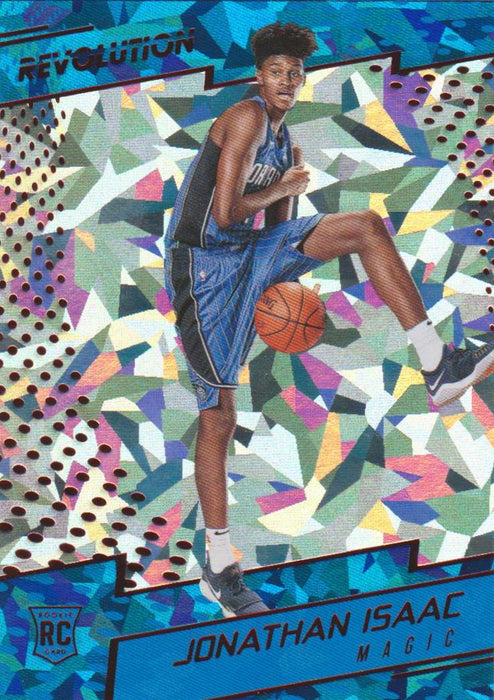 Jonathan Isaac RC, Chinese New Year Cracked Ice, 2017-18 Panini Revolution Basketball