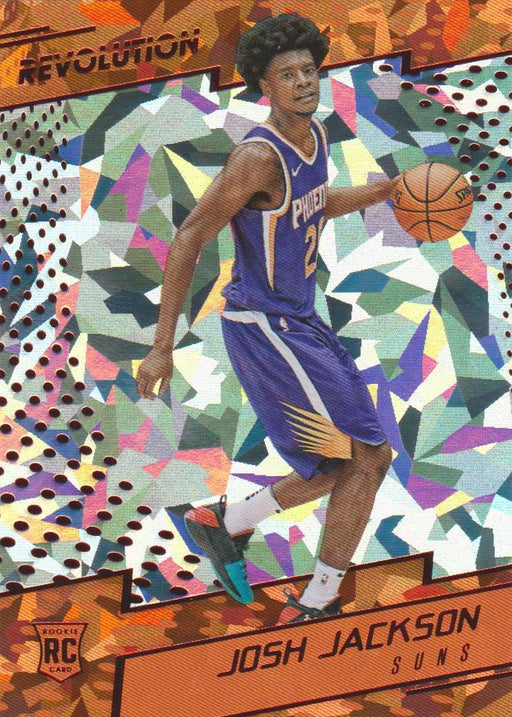 Josh Jackson RC, Chinese New Year Cracked Ice, 2017-18 Panini Revolution Basketball