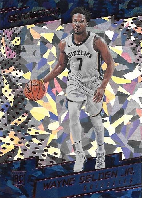 Wayne Selden Jr RC, Chinese New Year Cracked Ice, 2017-18 Panini Revolution Basketball