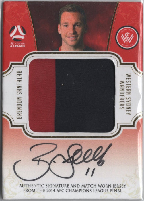 Brendon Santalab, Signature Jersey Redemption, 2017-18 Tap'n'play FFA & A-League Soccer