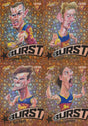 Brisbane Lions, Starburst Orange Caricatures Team Set, 2018 Select AFL Footy Stars