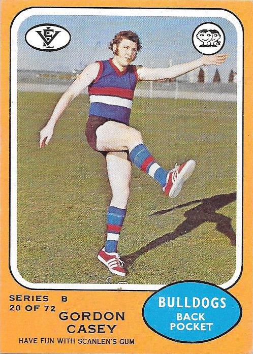 Gordon Casey, 1973 Scanlens Series B VFL