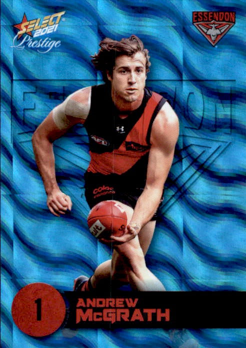 Andrew McGrath, Blue Parallel, 2021 Select AFL Prestige