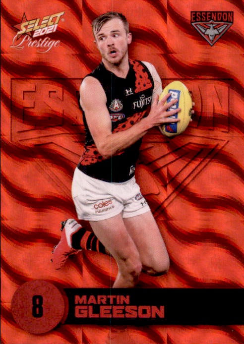 Martin Gleeson, Red Parallel, 2021 Select AFL Prestige