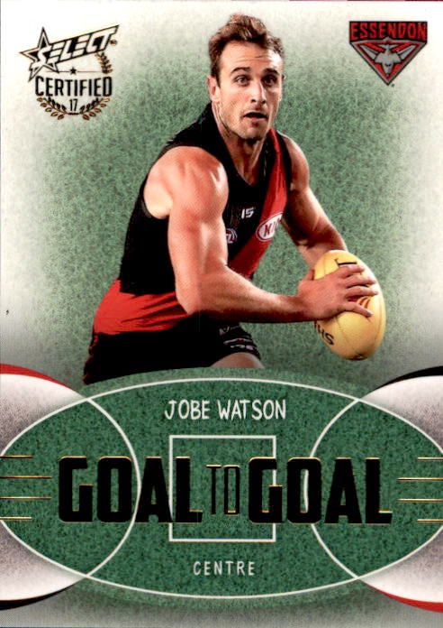 Jobe Watson, Goal to Goal, 2017 Select AFL Certified