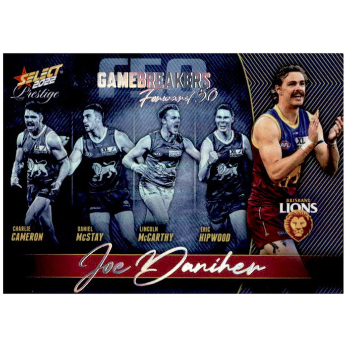 Joe Daniher, Gamebreakers Parallel, 2022 Select AFL Prestige